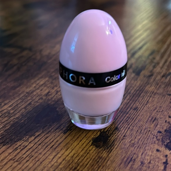 💕 SEPHORA COLLECTION Color Hit Mini Nail Polish L04 Strawberry Macaron Sheer - Picture 2 of 3